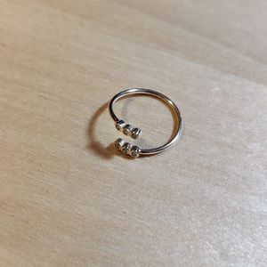 14k Gold Bezel Diamonds Ring